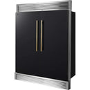  Forno 60-inch, 27.2 cu. ft. Built-in Convertible Refrigerator/Freezer with Trim Kit FFFFD1722-60SG-BLK IMAGE 3