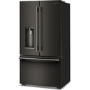  KitchenAid 36-inch, 23.1 cu. ft. Counter-Depth French 3-Door Refrigerator with External Water and Ice Dispensing System KRFC536SBE IMAGE 4