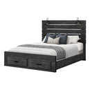  Monarch Queen Panel Bed with Storage I 5217Q IMAGE 2