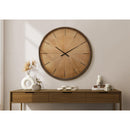  Monarch I 9022 30"Dia Wall Clock - Brown IMAGE 1