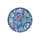  Monarch I 9104 18"Dia Wall Clock - Multi-Color For Kids IMAGE 2