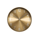  Monarch I 9112 12"Dia Wall Clock - Gold Finish IMAGE 2