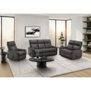  Monarch Reclining Leather Look Loveseat 8M12070 IMAGE 2