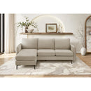  Monarch 8K14C04 Sofa Lounger  - Beige/Black IMAGE 2