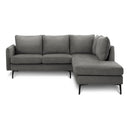  Monarch 8K15C18 Sofa Sectional  - Grey/Black IMAGE 1