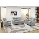  Monarch 8M11031 Rocking Recliner - Grey IMAGE 2