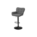  Monarch I 2333 Barstool  - Grey/Black IMAGE 1