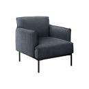  Monarch I 8082 Accent Chair  - Blue/Black IMAGE 1