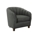 Monarch I 8092 Accent Chair  - Grey/Walnut IMAGE 1