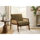  Monarch I 8337 Accent Chair  - Brown/Walnut IMAGE 2