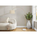  Monarch I 9640 79" Arc Floor Lamp - Beige IMAGE 2