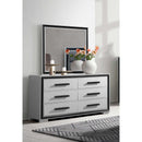  IFDC Dressers 6 Drawers Amelia Dresser & Mirror IMAGE 3