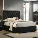  IFDC Chloe Queen Upholstered Platform Bed Chloe Queen Bed IMAGE 1