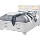  IFDC Beds King Jordyn King Bed - White IMAGE 1