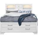  IFDC Beds King Jordyn King Bed - White IMAGE 2