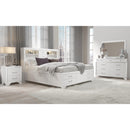  IFDC Dressers 6 Drawers Jordyn Dresser & Mirror - White IMAGE 3