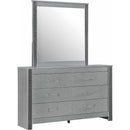  IFDC Dressers 6 Drawers Logan Dresser & Mirror IMAGE 1