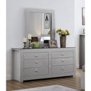  IFDC Dressers 6 Drawers New York Dresser & Mirror IMAGE 1