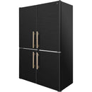  Forno 48-inch, 20.6 cu.ft. Custodia Bottom Freezer combo FFFFD1766-48BLK IMAGE 3