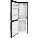  Forno 24-inch, 10.3 cu.ft. Custodia Bottom Freezer Refrigerator FFFFD1766-24BLK-LS IMAGE 2