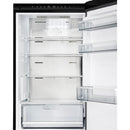  Forno 24-inch, 10.3 cu.ft. Custodia Bottom Freezer Refrigerator FFFFD1766-24BLK-RS IMAGE 5