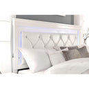  IFDC Beds Queen Pompei Queen Bed - White IMAGE 3