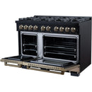  Forno 48-inch, 6.7 Cu.Ft. Valente Dual Fuel Range FFSGS6199-48CPBLK IMAGE 7