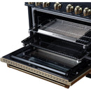  Forno 36-inch, 5.2 Cu.Ft. Valente Gas Range FFSGS6299-36CPBLK IMAGE 13