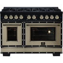  Forno 48-inch, 6.7 Cu.Ft. Valente Gas Range FFSGS6299-48CPBLK IMAGE 2
