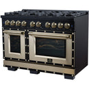  Forno 48-inch, 6.7 Cu.Ft. Valente Gas Range FFSGS6299-48CPBLK IMAGE 6