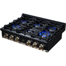  Forno 36-inch Valente Gas Cooktop FCTGS5799-36CPBLK IMAGE 10