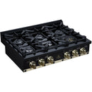  Forno 36-inch Valente Gas Cooktop FCTGS5799-36CPBLK IMAGE 11