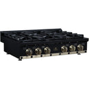  Forno 36-inch Valente Gas Cooktop FCTGS5799-36CPBLK IMAGE 6