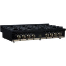  Forno 48-inch Valente Gas Cooktop FCTGS5799-48CPBLK IMAGE 3