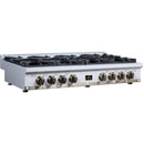  Forno 48-inch Valente Gas Cooktop FCTGS5799-48CPWHT IMAGE 8