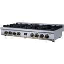  Forno 48-inch Valente Gas Cooktop FCTGS5799-48CPWHT IMAGE 9