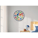  Monarch I 9101 Clocks - 18"Dia / Wall Clock / Multi-Color For Kids IMAGE 2