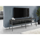  Monarch I 2535 Tv Stand - 72"L / Black Wood Grain / Black Metal IMAGE 2