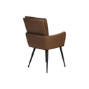 Monarch I 1149 Dining Chair - 2Pcs / 36"H / Light Brown Leather-Look IMAGE 4