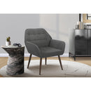  Monarch I 8005 Accent Chair - 33"H / Light Grey Fabric IMAGE 2