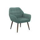  Monarch I 8006 Accent Chair - 33"H / Turquoise Fabric IMAGE 1