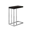  Monarch I 3007 Accent Table - Espresso With Chrome Metal IMAGE 1