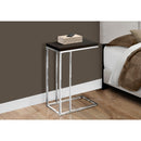  Monarch I 3007 Accent Table - Espresso With Chrome Metal IMAGE 4