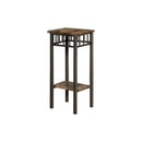  Monarch I 3044 Accent Table - Espresso Marble / Bronze Metal IMAGE 1