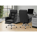  Monarch I 7275 Office Chair - Black Leather-Look / High Back Executive IMAGE 3