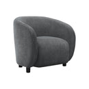  Monarch I 8063 Accent Chair - 30"H / Dark Grey Fabric IMAGE 1