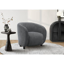  Monarch I 8063 Accent Chair - 30"H / Dark Grey Fabric IMAGE 2
