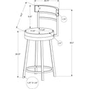  Monarch 2 Pub Height Stools I 2302 IMAGE 3