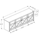  Monarch TV Stand I 2769 IMAGE 3