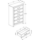  Monarch Chests 5 Drawers I 5289 IMAGE 4
